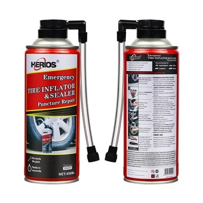 450ml Herios Tire Sealant With Air Compressor